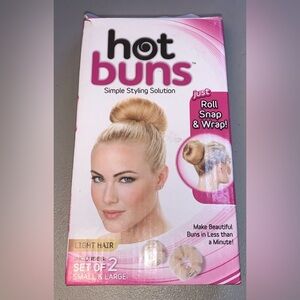 Hot Buns Simple Styling Solution Easy Roll Snap Wrap Lightweight Comfortable